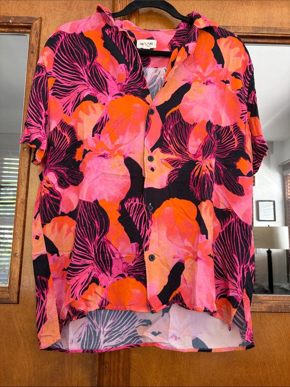 Men’s Floral Button-Front